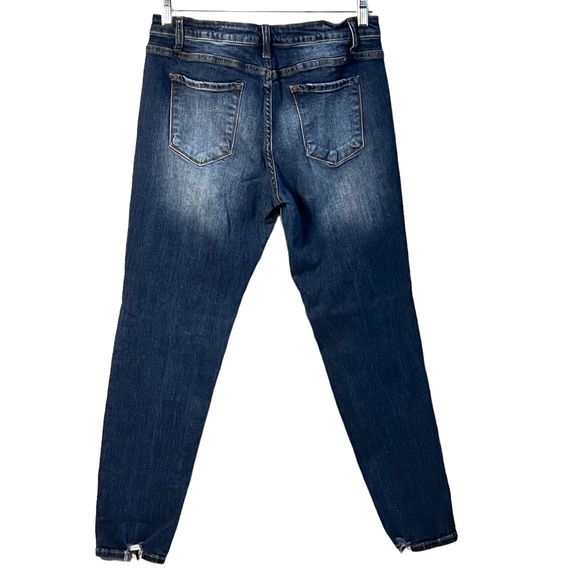 KanCan Austin Mid Rise Super Skinny Jeans Distressed Destroyed KC5055D Sz: 15/31 - Picture 4 of 16